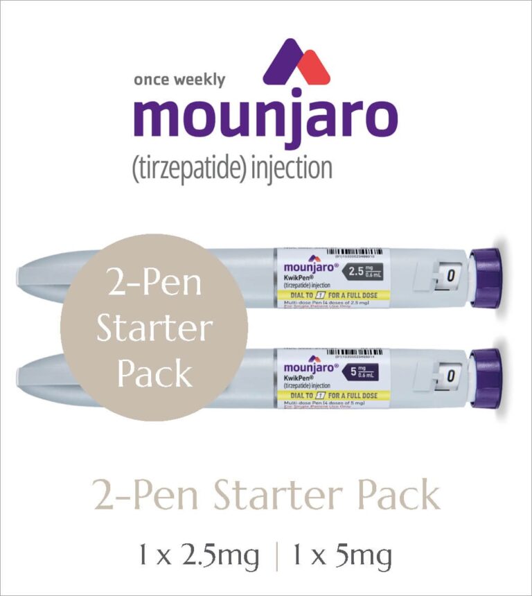 mounjaro 2 pen starter pack (2.5mg + 5mg)